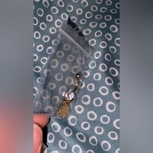 Gold Star Belly Button Ring